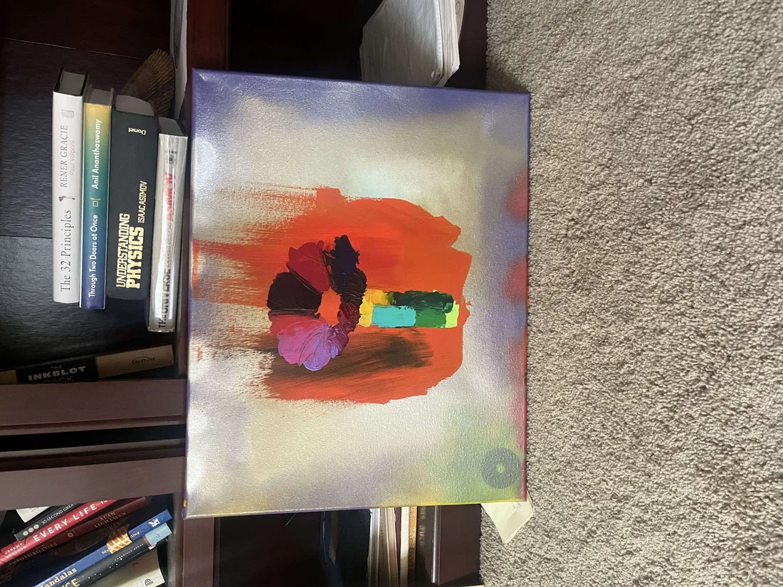 Bloom — original, painted by hand