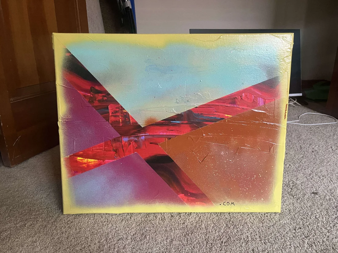 Vector — original, painted by hand